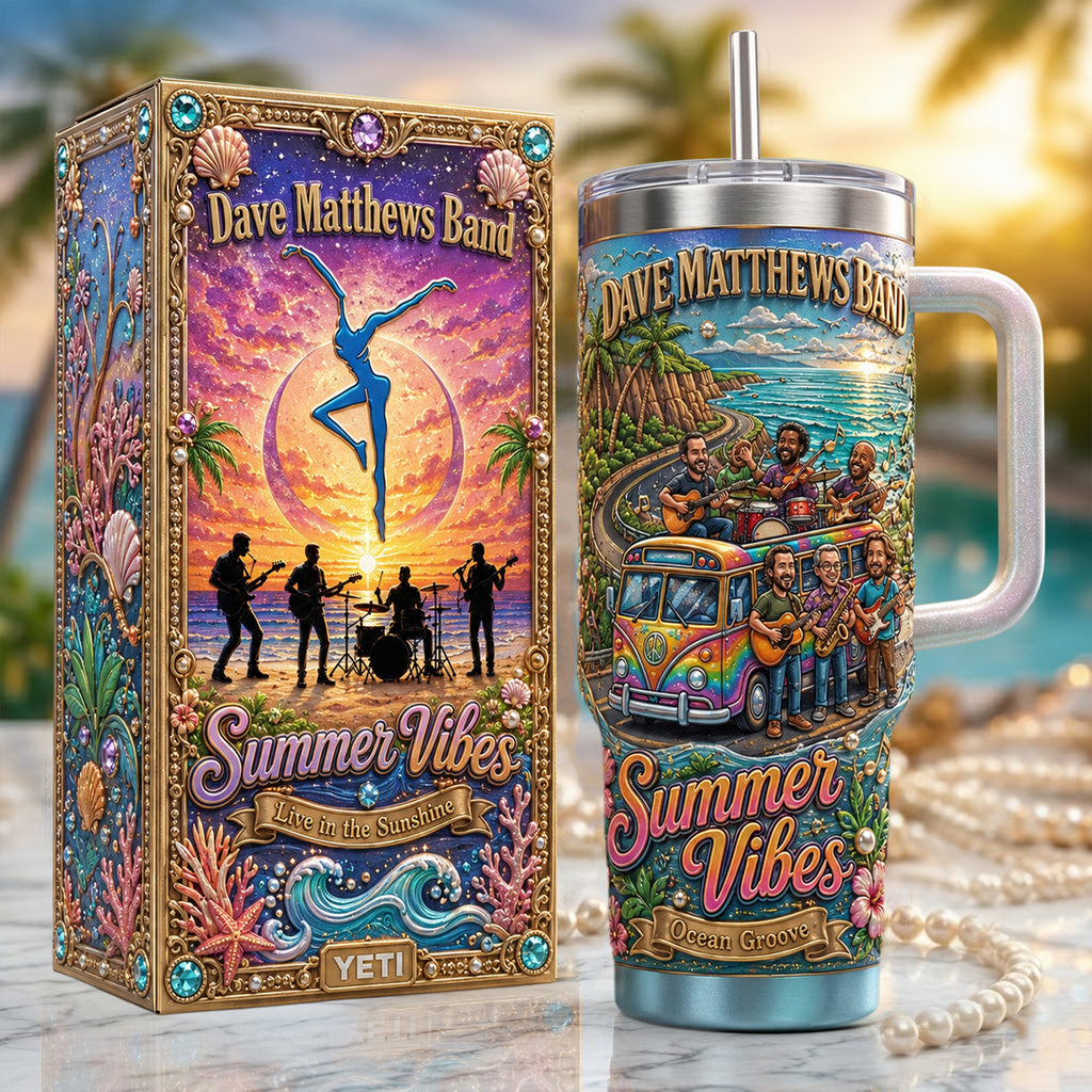 Premium DMB 40oz Tumbler With Handle TNSM