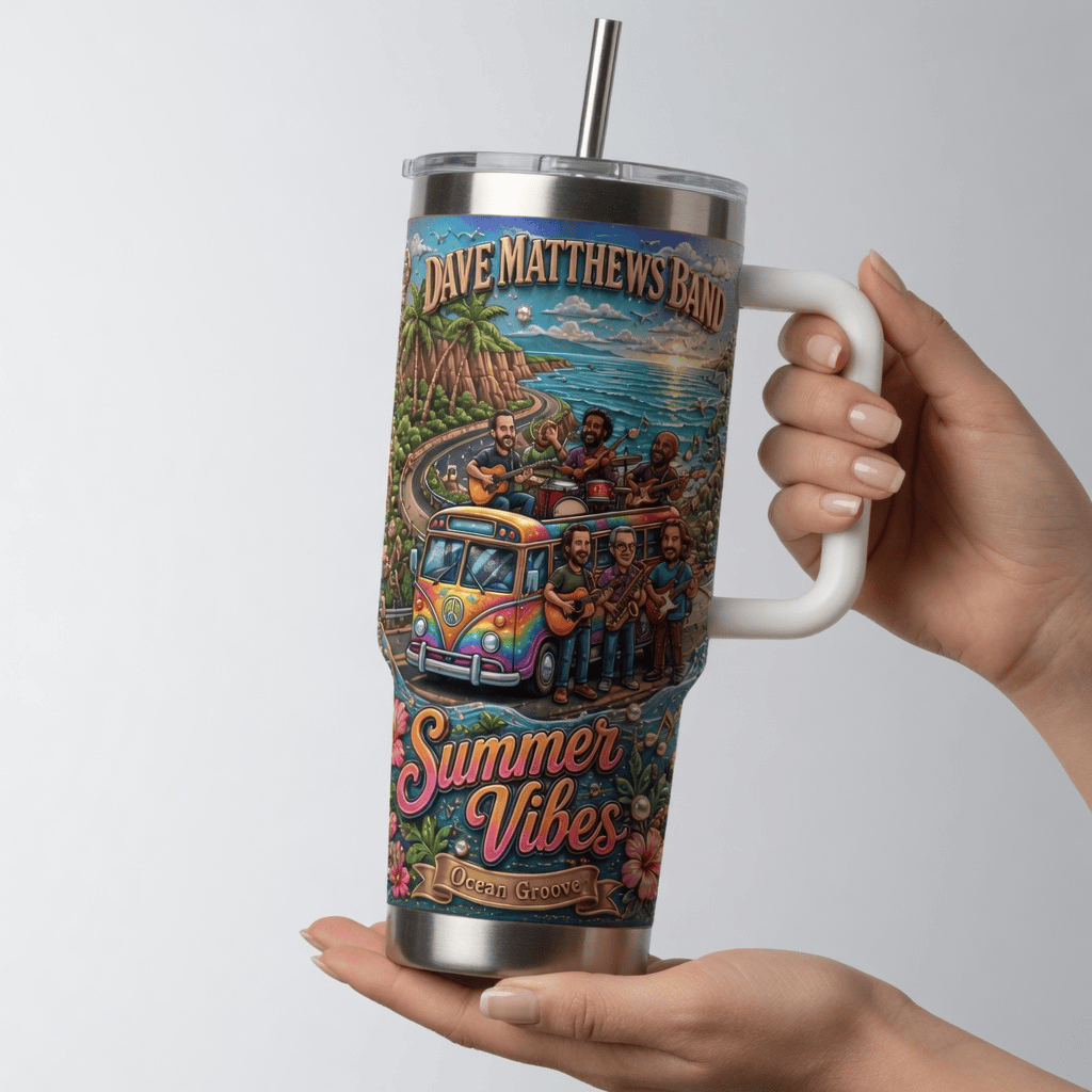 Premium DMB 40oz Tumbler With Handle TNSM