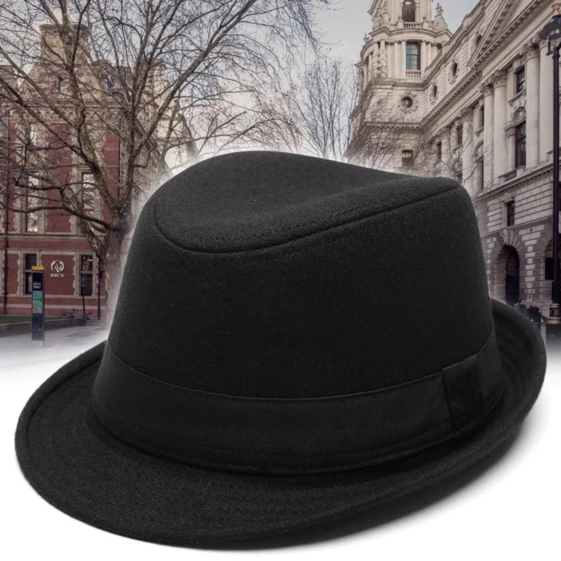 Spring Summer Men's Hats Fedoras Top Jazz