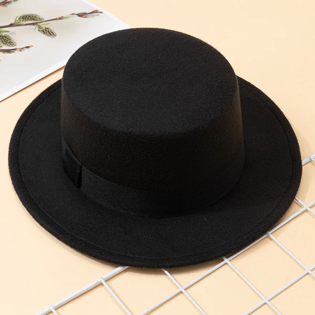 Hat Women's Woolen Top Hat Autumn and