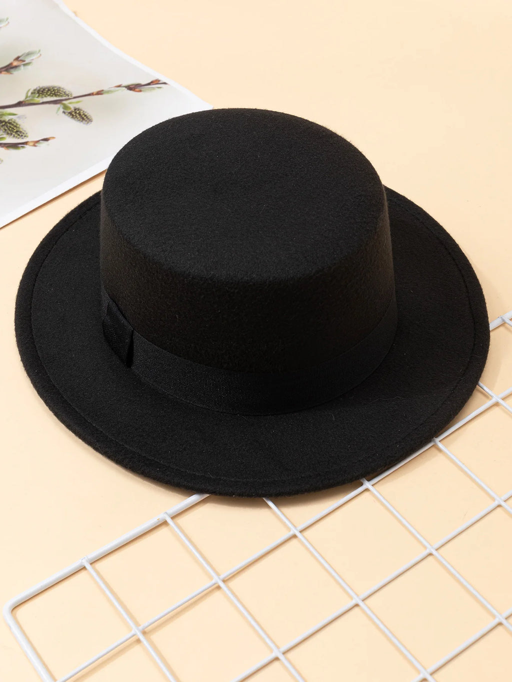 Hat Women's Woolen Top Hat Autumn and